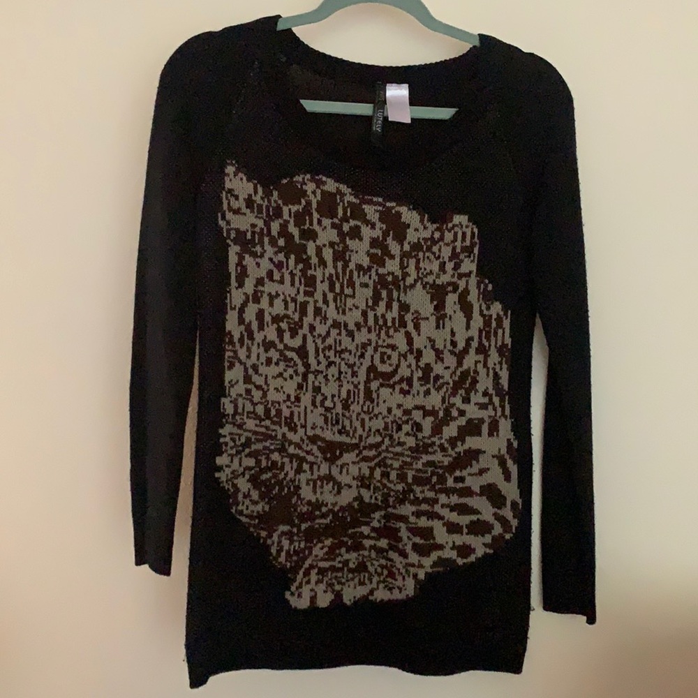 Cheetah sweater